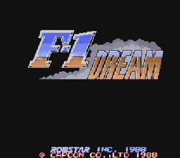 F-1 Dream screen shot title